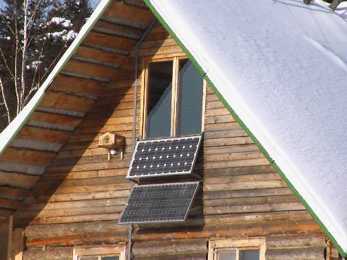 Солнечные батареи зимой фото