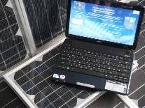 Заряд ноутбука от солнечных батарей